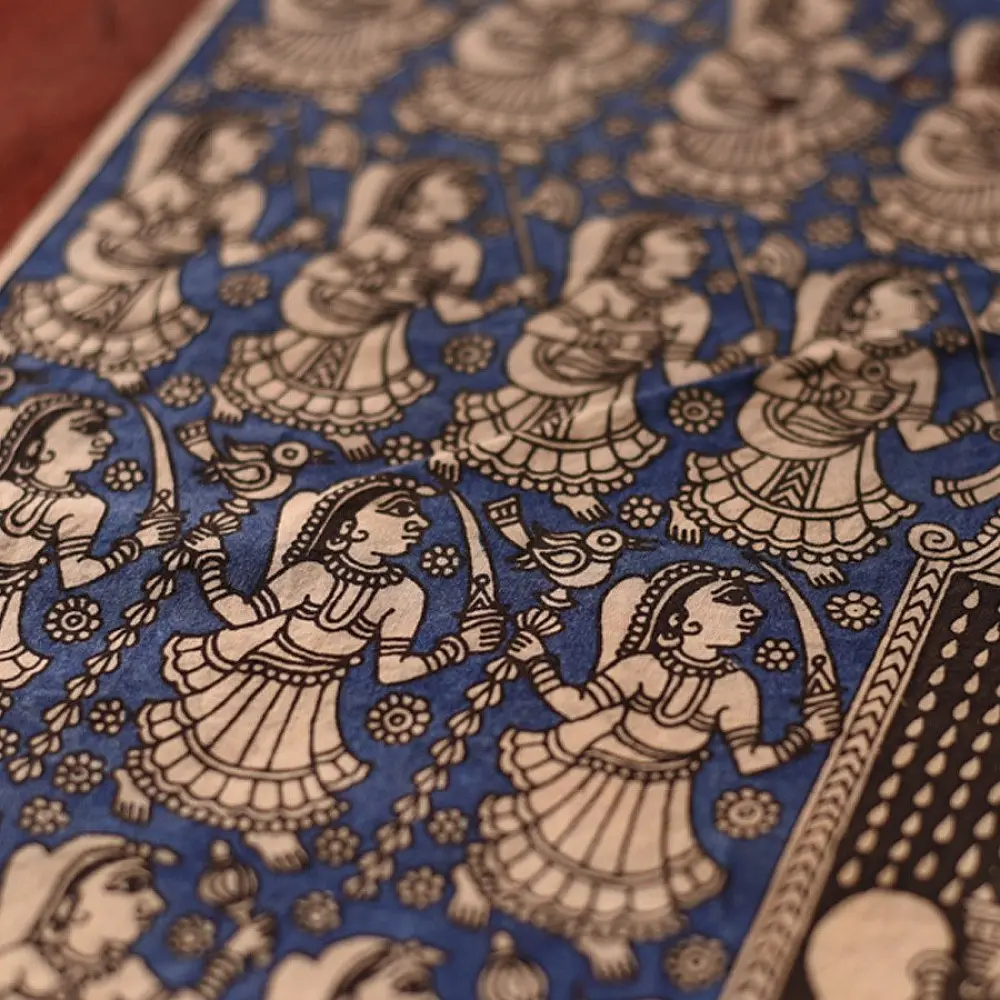 shop Mata ni Pachedi Painting - Goddess Durga