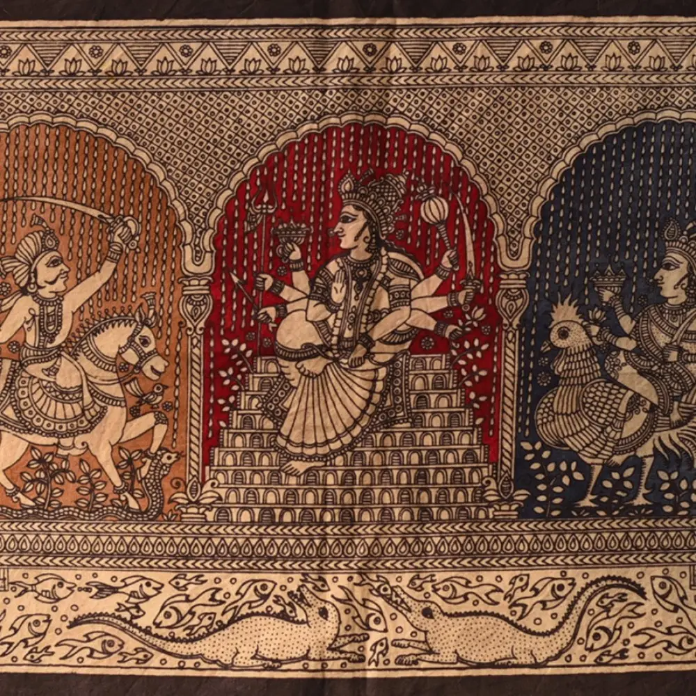 Buy Mata ni Pachedi Painting - Maa Durga