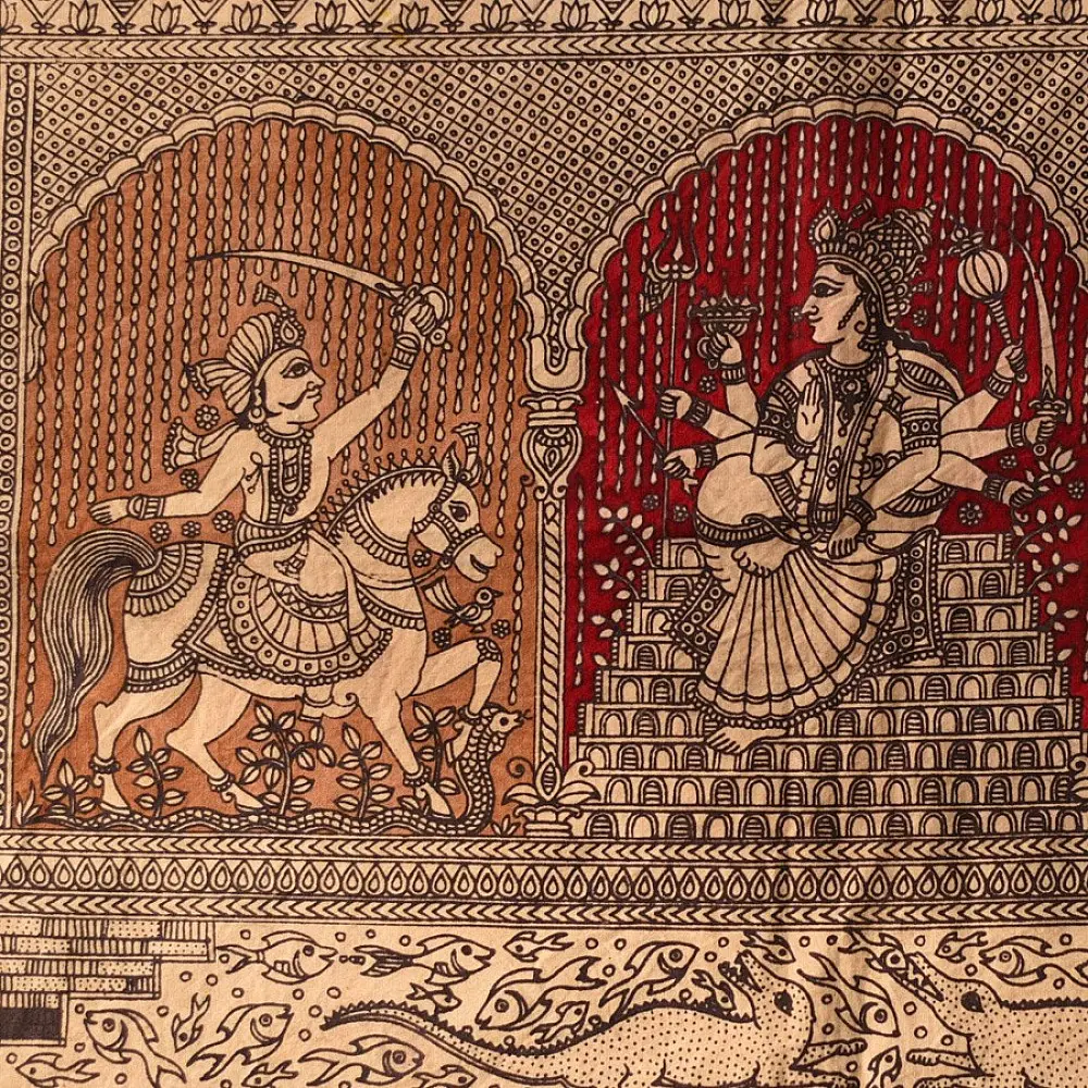 Buy Mata ni Pachedi Painting - Maa Durga