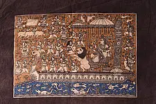 Mata ni Pachedi Painting - Goddess Ambika