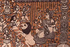 Mata ni Pachedi Painting - Goddess Ambika