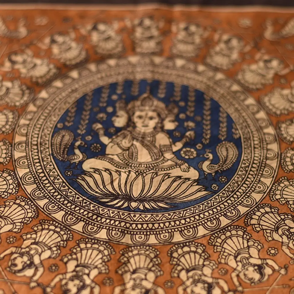 Buy Mata ni Pachedi Painting - Tridevi (Lakshmi, Parvati, Saraswati)