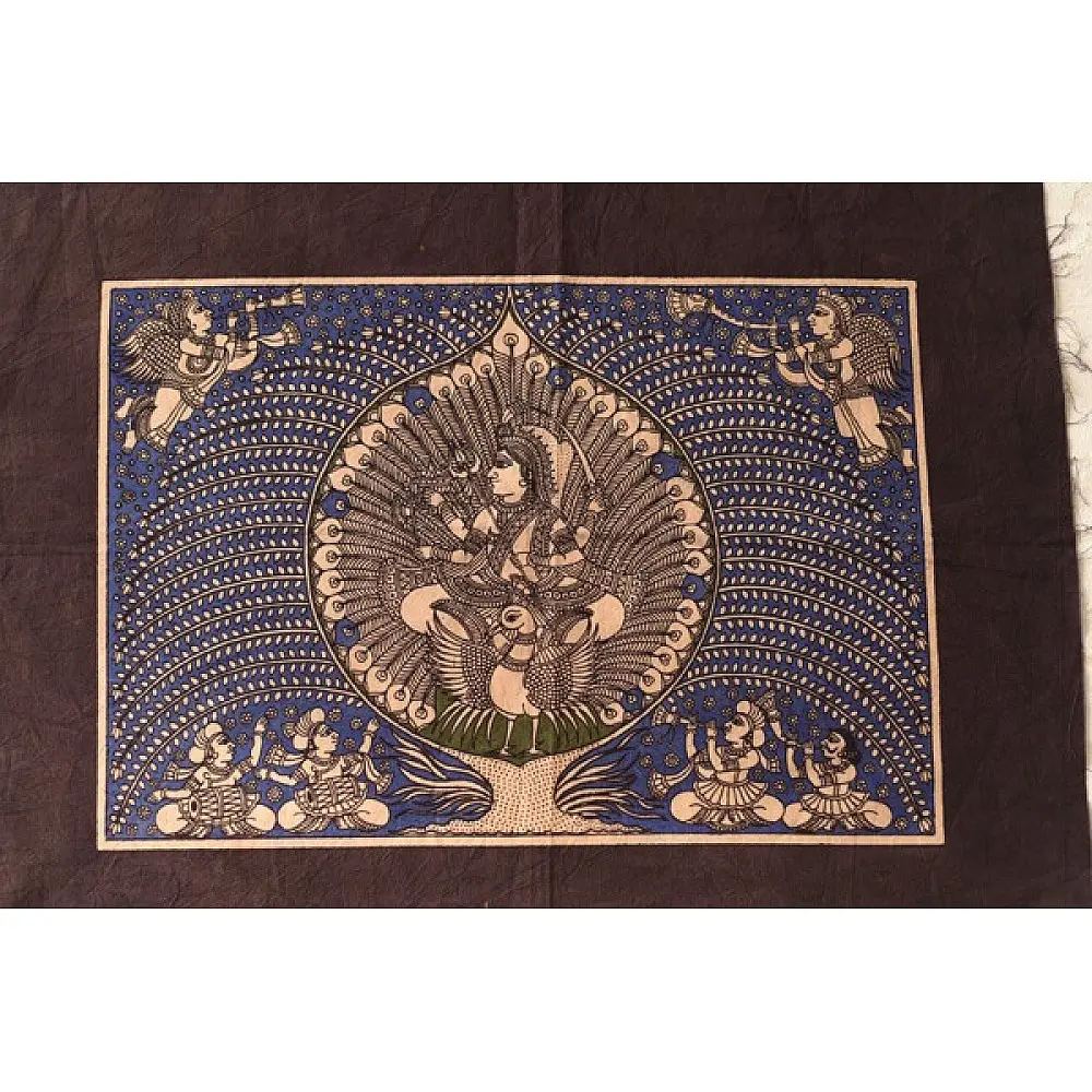 shop Mata ni Pachedi Painting - goddess Saraswati