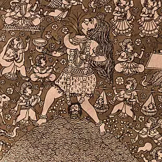 Mata ni Pachedi Painting - Goddess Chinnamasta