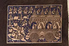 Mata ni Pachedi Painting - Amba & Ambalika