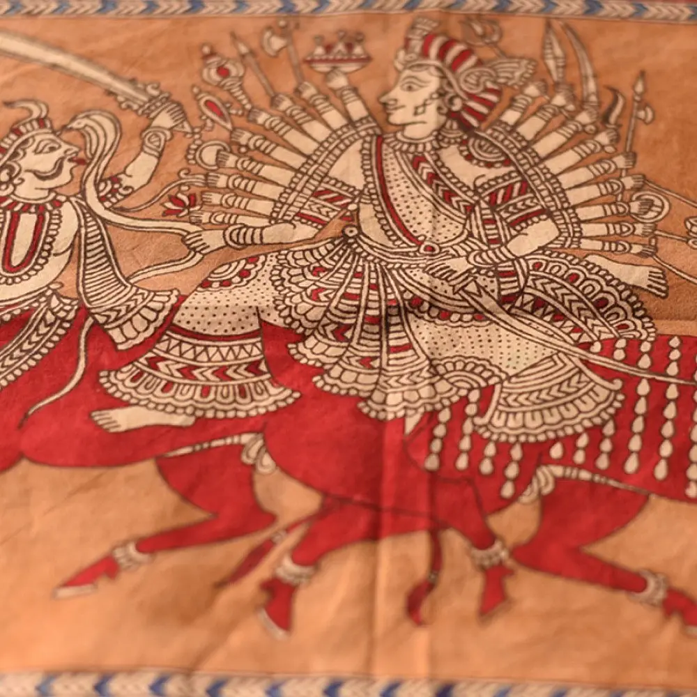Buy Mata ni Pachedi Painting - Mahishasura Mardini
