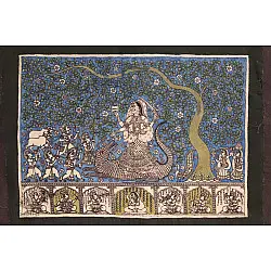Sacred cloth of the Goddess - Khodiyar Maa ( 15" X 18" )
