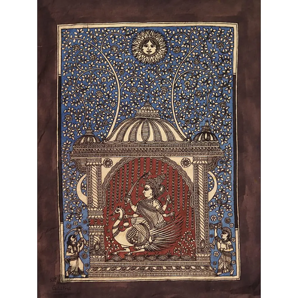 Sacred cloth of the Goddess - Bhrahmani Maa ( 15 X 18 )