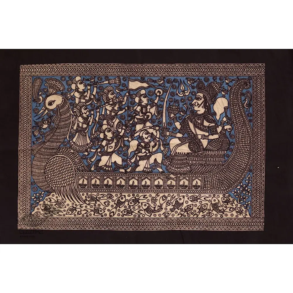 Sacred cloth of the Goddess - Vaahanvati Maa ( 15 X 18 )