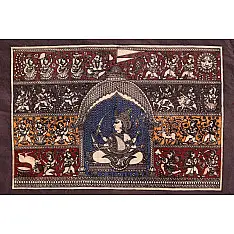 Sacred cloth of the Goddess - Jogni Maa -A ( 15" X 18" )
