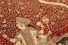Sacred cloth of the Goddess - Matsya Avtar ( 38" X 29")