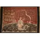 Sacred cloth of the Goddess - Matsya Avtar ( 38 X 29 )