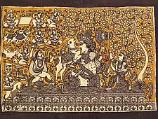 Sacred cloth of the Goddess - Durga Maa ( 15" X 18" )