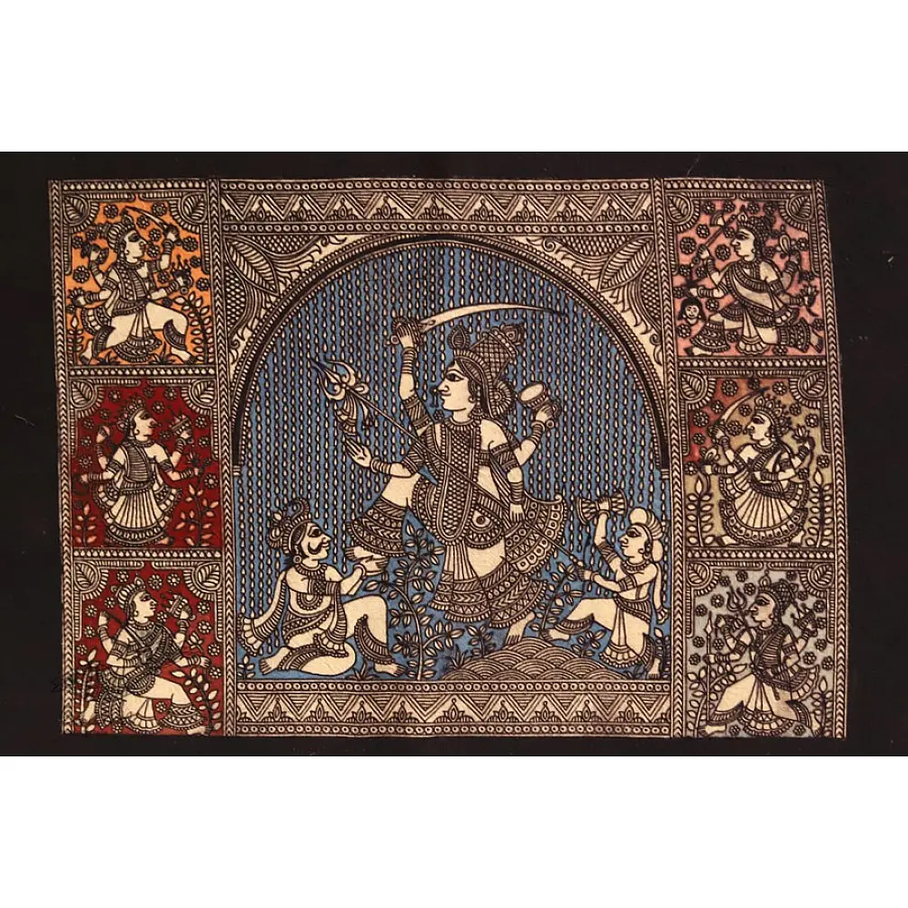 Sacred cloth of the Goddess - Aadhya Shakti Maa ( 15 X 18 )