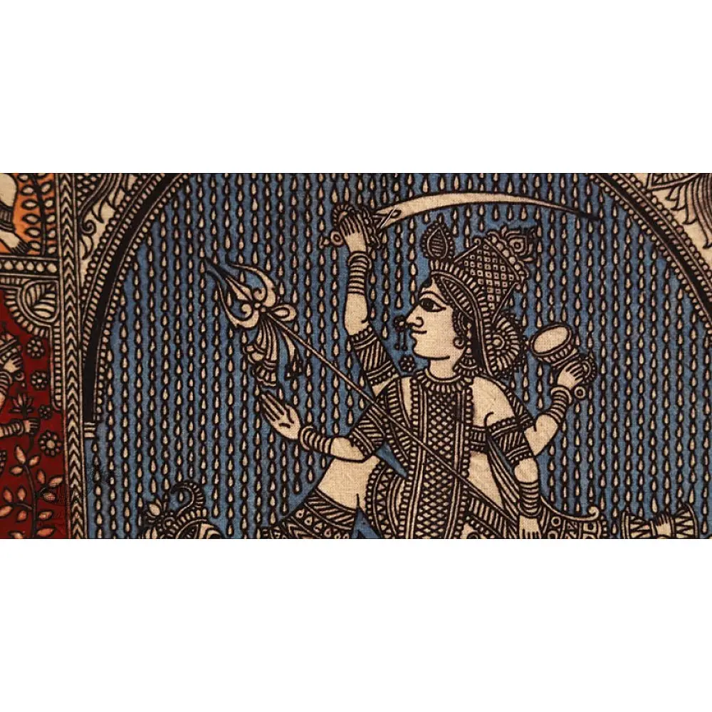 Sacred cloth of the Goddess - Aadhya Shakti Maa ( 15 X 18 )
