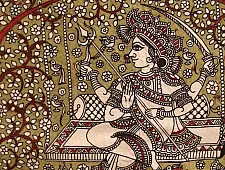 Sacred cloth of the Goddess - Hadaksha Maa ( 15" X 18" )