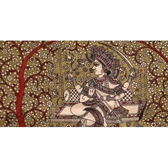 Sacred cloth of the Goddess - Hadaksha Maa ( 15 X 18 )