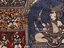 Sacred cloth of the Goddess - Jogni Maa -A ( 15" X 18" )