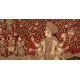 Sacred cloth of the Goddess - Matsya Avtar ( 38 X 29 )