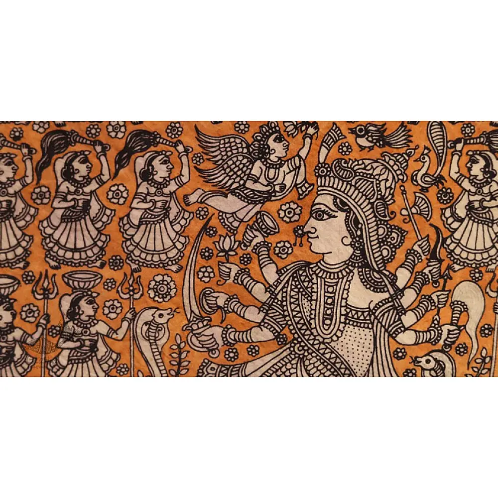 Sacred cloth of the Goddess - Nageshvari Maa ( 15 X 18 )