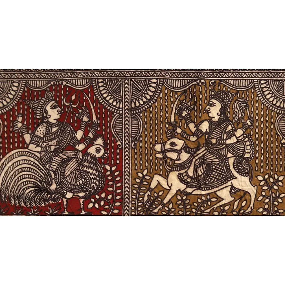 Sacred cloth of the Goddess - Six Devi ( 15 X 18 )