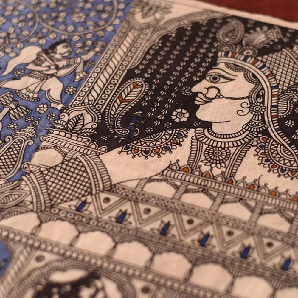 shop Mata ni Pachedi Painting - goddess dharti