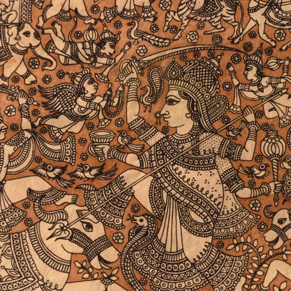 shop Mata ni Pachedi Painting - Maa Durga