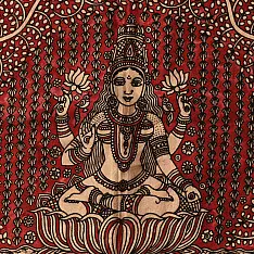 Mata ni Pachedi Painting - Goddess Laxmi