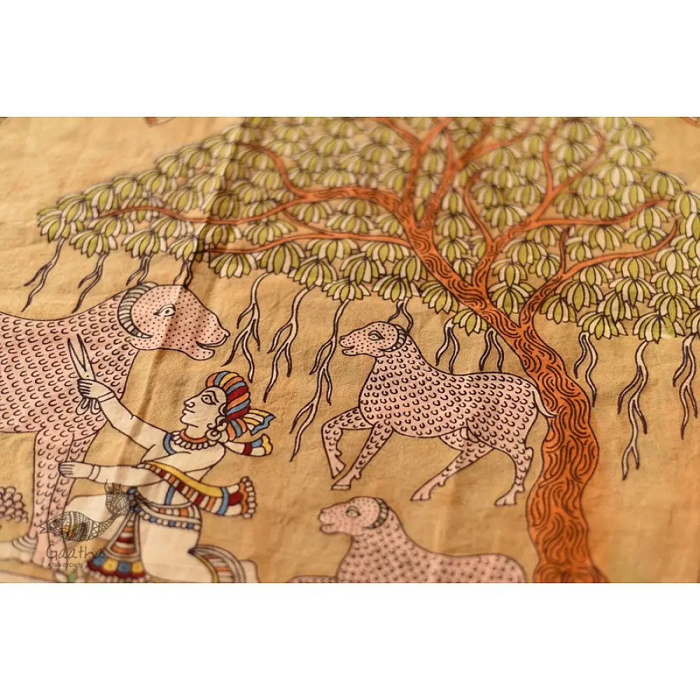 shop online Mata ni Pachedi - A Painting About Shepherd Cutting Wool