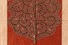 Sacred Cloth Of The Goddess ~ Mata ni Pachedi Painting - Tiger Hunting Deer