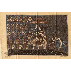 Sacred Cloth Of The Goddess ~ Matani Pachedi Painting - Dhaawni Maata