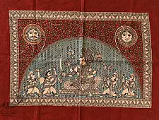 Sacred Cloth Of The Goddess ~ Mata ni Pachedi Painting - Jogani Maata