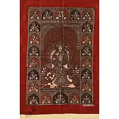 Sacred Cloth Of The Goddess ~ Mata ni Pachedi Painting - Vishat Maa