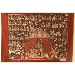 Sacred Cloth Of The Goddess ~ Matani Pachedi - Mahisasur Mardini