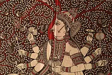 Sacred Cloth Of The Goddess ~ Mata ni Pachedi Painting - Ambika