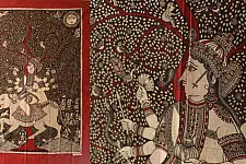 Sacred Cloth Of The Goddess ~ Mata ni Pachedi Painting - Ambika
