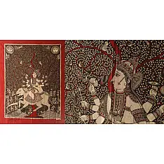Sacred Cloth Of The Goddess ~ Mata ni Pachedi Painting - Ambika