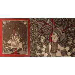 Sacred Cloth Of The Goddess ~ Matani Pachedi Painting - Ambika