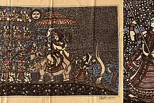 Sacred Cloth Of The Goddess ~ Mata ni Pachedi Painting - Dhaawni Maata
