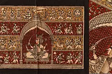 Sacred Cloth Of The Goddess ~ Mata ni Pachedi Painting - Joganimata