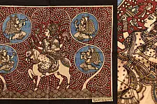 Sacred Cloth Of The Goddess ~ Mata ni Pachedi Painting - Meldi Maa