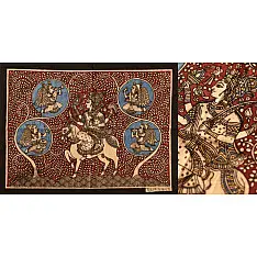 Sacred Cloth Of The Goddess ~ Mata ni Pachedi Painting - Meldi Maa