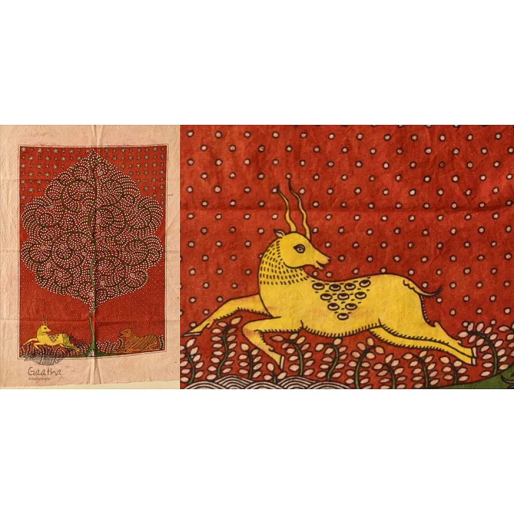 shop online Mata ni Pachedi - Tiger Hunting Deer