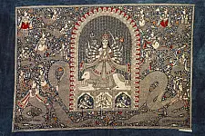 Sacred cloth of the Goddess - Vahaanvati Maa (26" x 36")