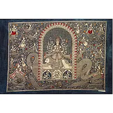 Sacred cloth of the Goddess - Vahaanvati Maa (26" x 36")