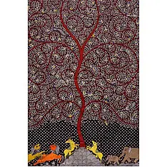 Sacred cloth of the Goddess - Tree of Life (26" x 36")
