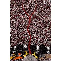 Sacred cloth of the Goddess - Tree of Life (26" x 36")