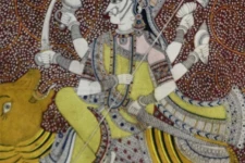 Sacred cloth of the Goddess - Chandraghanta (36" x 72")