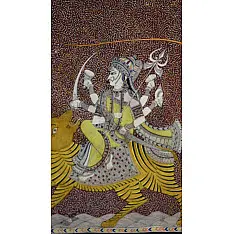 Sacred cloth of the Goddess - Chandraghanta (36" x 72")