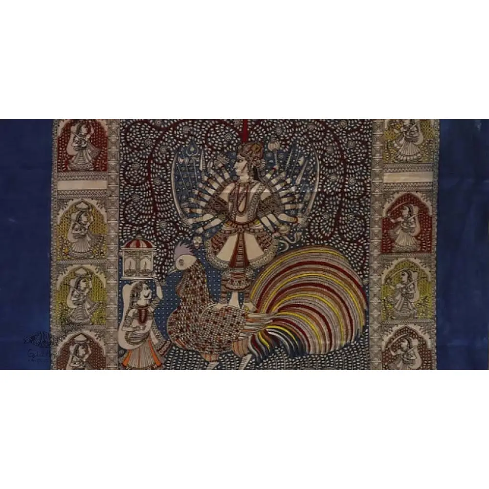 shop online Sacred cloth of the Goddess - Bahuchar Maa (26" x 36")